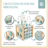 bieco - Motorikwürfel Waldtiere FSC
