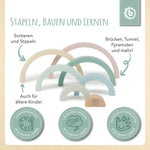 bieco - Regenbogen aus Holz - angelsmile