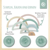 bieco - Regenbogen aus Holz - angelsmile