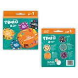 TIMIO Disc Set 1 - Wilde Tiere, Kinderreime, Musik, Farben & Körperteile