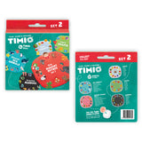 TIMIO Disc Set 2 - Meerestiere, Kinderreime, Zahlen, Früchte & Formen: 5 Discs